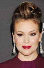 ALYSSA MILANO at Instyle and Warner Bros. 2016 Golden Globe Awards Post-party in Beverly Hills 01/10/2016