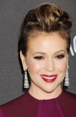 ALYSSA MILANO at Instyle and Warner Bros. 2016 Golden Globe Awards Post-party in Beverly Hills 01/10/2016