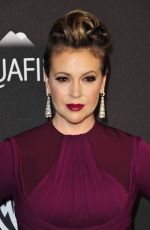 ALYSSA MILANO at Instyle and Warner Bros. 2016 Golden Globe Awards Post-party in Beverly Hills 01/10/2016