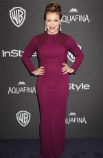 ALYSSA MILANO at Instyle and Warner Bros. 2016 Golden Globe Awards Post-party in Beverly Hills 01/10/2016