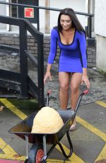 LAUREN GOODGER Promotes Her New Fitness DVD in London 01/04/2016