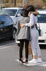 KOURTNEY and KHLOE KARDASHIAN and KYLE JENNER Shooting Scenes in Calabasas 01/22/2016