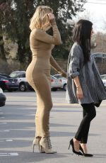 KOURTNEY and KHLOE KARDASHIAN and KYLE JENNER Shooting Scenes in Calabasas 01/22/2016