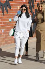 KOURTNEY and KHLOE KARDASHIAN and KYLE JENNER Shooting Scenes in Calabasas 01/22/2016
