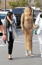 KOURTNEY and KHLOE KARDASHIAN and KYLE JENNER Shooting Scenes in Calabasas 01/22/2016