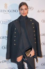 IRINA SHAYK at De Grisogono Photocall at Rue De La Boetie in Paris 01/28/2016