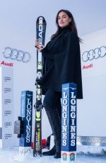 IRINA SHAYK at Hahnenkamm Race Starting Booth in Kitzbuehel, Austria 01/22/2016