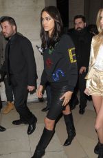 IRINA SHAYK Outside Paris Fashion Show 01/24/2016