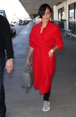 JADA PINKETT SMITH at Los Angeles International Airport 01/28/2016