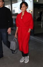 JADA PINKETT SMITH at Los Angeles International Airport 01/28/2016