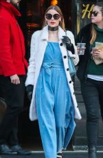 JAIME KING Leave Bowery Hotel in New York 01/27/2016