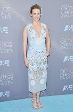 JANUARY JONES at Critics’s Choice Awards 2016 in Santa Monica 01/17/2016