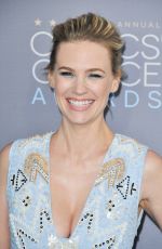 JANUARY JONES at Critics’s Choice Awards 2016 in Santa Monica 01/17/2016
