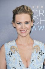 JANUARY JONES at Critics’s Choice Awards 2016 in Santa Monica 01/17/2016
