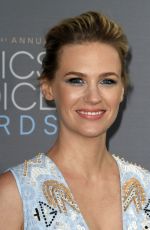 JANUARY JONES at Critics’s Choice Awards 2016 in Santa Monica 01/17/2016