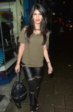 JASMIN WALIA Night Out in London 12/30/2015