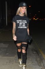 JEMMA LUCY Leaves HDO South Woodford in London 01/18/2016