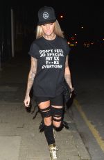 JEMMA LUCY Leaves HDO South Woodford in London 01/18/2016
