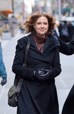 JENNA FISCHER Out and About in Manhattan 01/20/2016