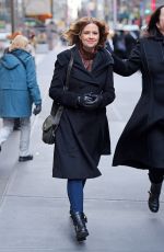 JENNA FISCHER Out and About in Manhattan 01/20/2016