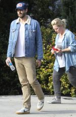 JENNIE GARTH and David Abrams Out in Los Angeles 01/14/2016