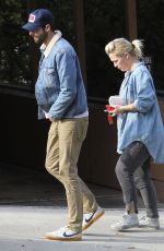JENNIE GARTH and David Abrams Out in Los Angeles 01/14/2016