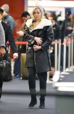 JENNIFER Arrives at JFK Airport in New York 01/04/2016