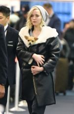 JENNIFER Arrives at JFK Airport in New York 01/04/2016
