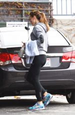 JENNIFER GARNER Arrives at a Gym in Brentwood 01/09/2016