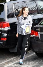 JENNIFER GARNER Arrives at a Gym in Brentwood 01/09/2016