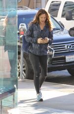 JENNIFER GARNER Heading to a Gym in Brentwood 01/07/2016