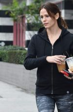 JENNIFER GARNER Heading to a Gym in Hollywood 01/23/2016