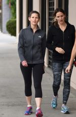 JENNIFER GARNER Heading to a Gym in Hollywood 01/23/2016