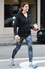 JENNIFER GARNER Heading to a Gym in Hollywood 01/23/2016