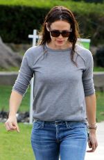 JENNIFER GARNER in Jeans Out in Brentwood 01/29/2016