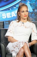 JENNIFER LOPEZ at American Idol Panel at 2016 Winter TCA Tour in Pasadena 01/15/2016