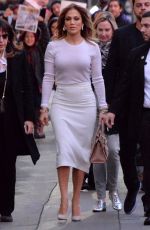 JENNIFER LOPEZ at Kimmy Kimmel Live! in Hollywood 01/04/2016