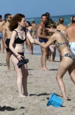 JESS GLYNNE in Bikini at a Beach in Miami 12/31/2015