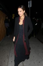 JESSICA ALBA Arrives at Nice Guy in West Hollywood 01/24/2016