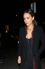 JESSICA ALBA Arrives at Nice Guy in West Hollywood 01/24/2016