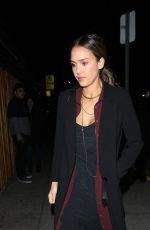 JESSICA ALBA Arrives at Nice Guy in West Hollywood 01/24/2016