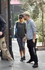 JESSICA ALBA at an Early Workout in West Hollywood 01/08/2016