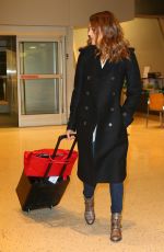 JESSICA ALBA at JFK Airport in New York 01/27/2016