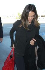 JESSICA ALBA at Los Angeles International Airport 01/25/2016