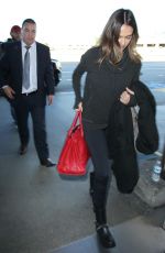 JESSICA ALBA at Los Angeles International Airport 01/25/2016