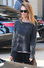 JESSICA ALBA Out and About in Beverly Hills 01/04/2016