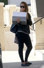JESSICA ALBA Out and About in Beverly Hills 01/04/2016