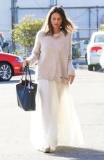 JESSICA ALBA Out and About in Los Angeles 01/22/2016