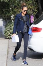 JESSICA ALBA Out and About in West Hollywood 01/17/2016