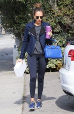 JESSICA ALBA Out and About in West Hollywood 01/17/2016